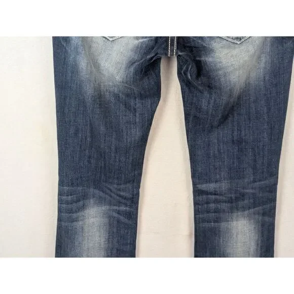 Miss Me Signature Boot Jeans JE8228BL Women's Size 28 - Picture 12 of 13